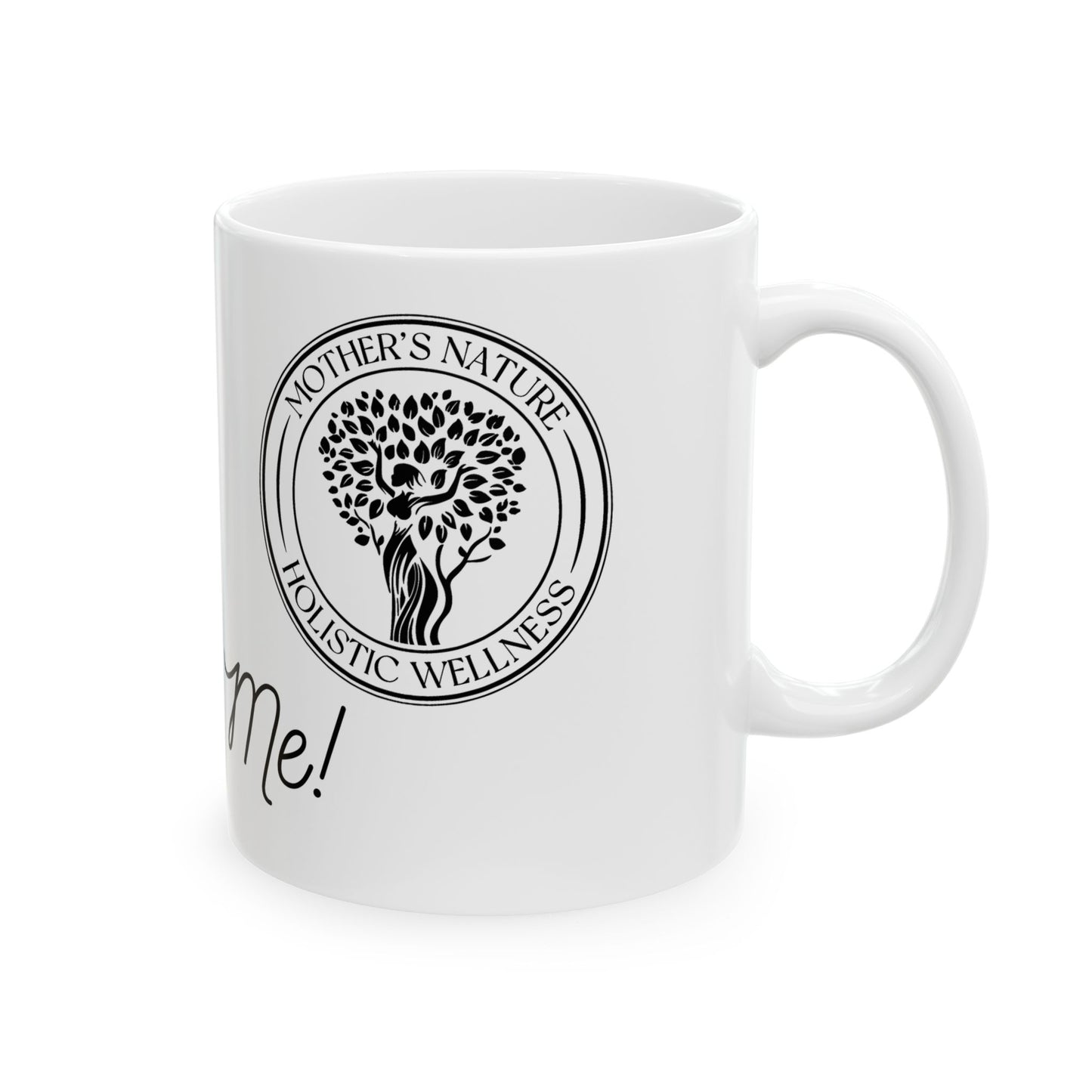 Wellness Is Me! Ceramic Mug - 11oz - Motivational Drinkware for Self-Care Enthusiasts