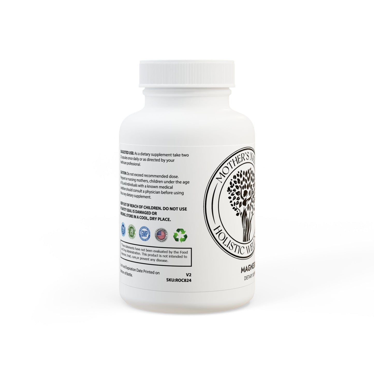 Magnesium Glycinate Supplement (60 Capsules)