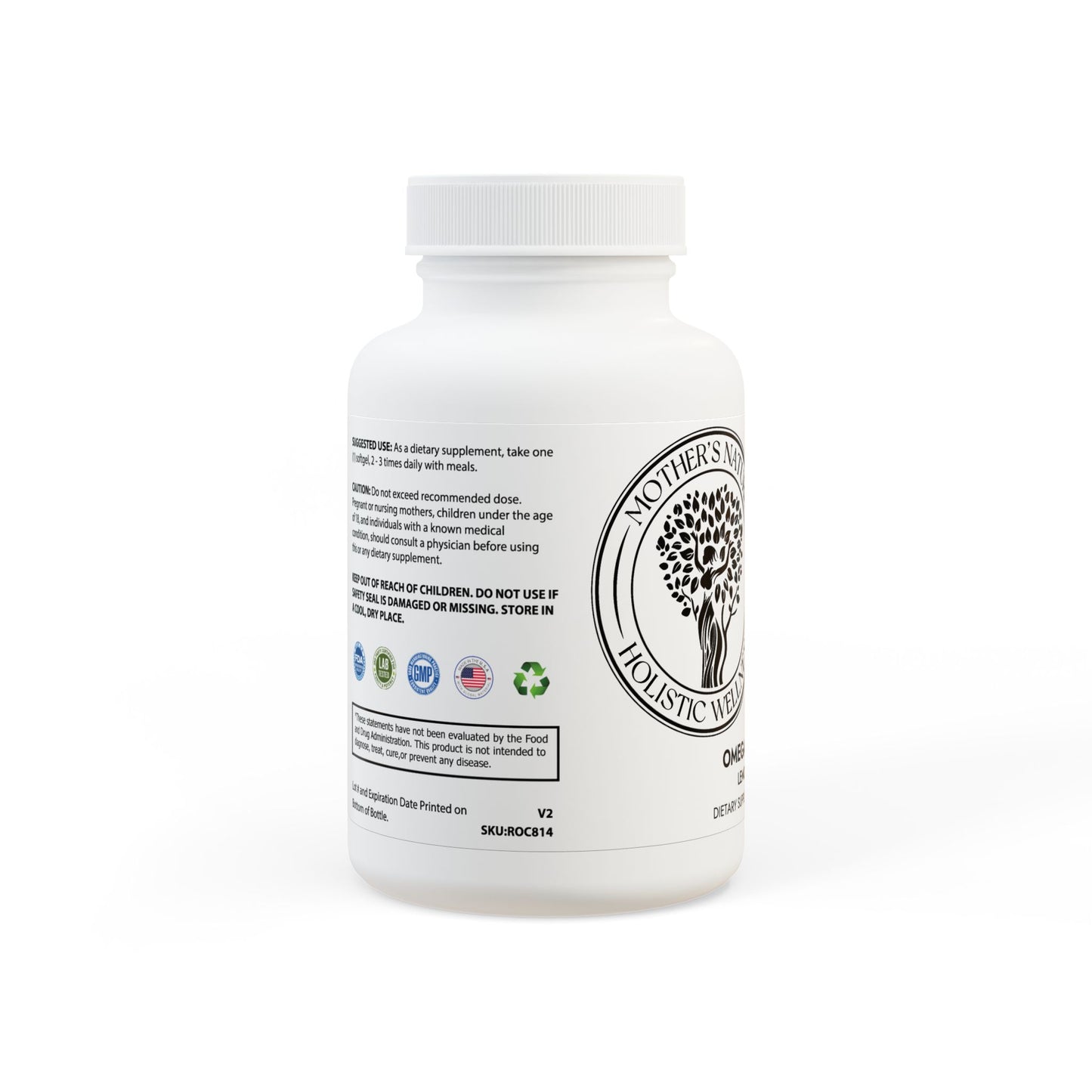 Omega 3 Fish Oil Supplement (60 Softgels)
