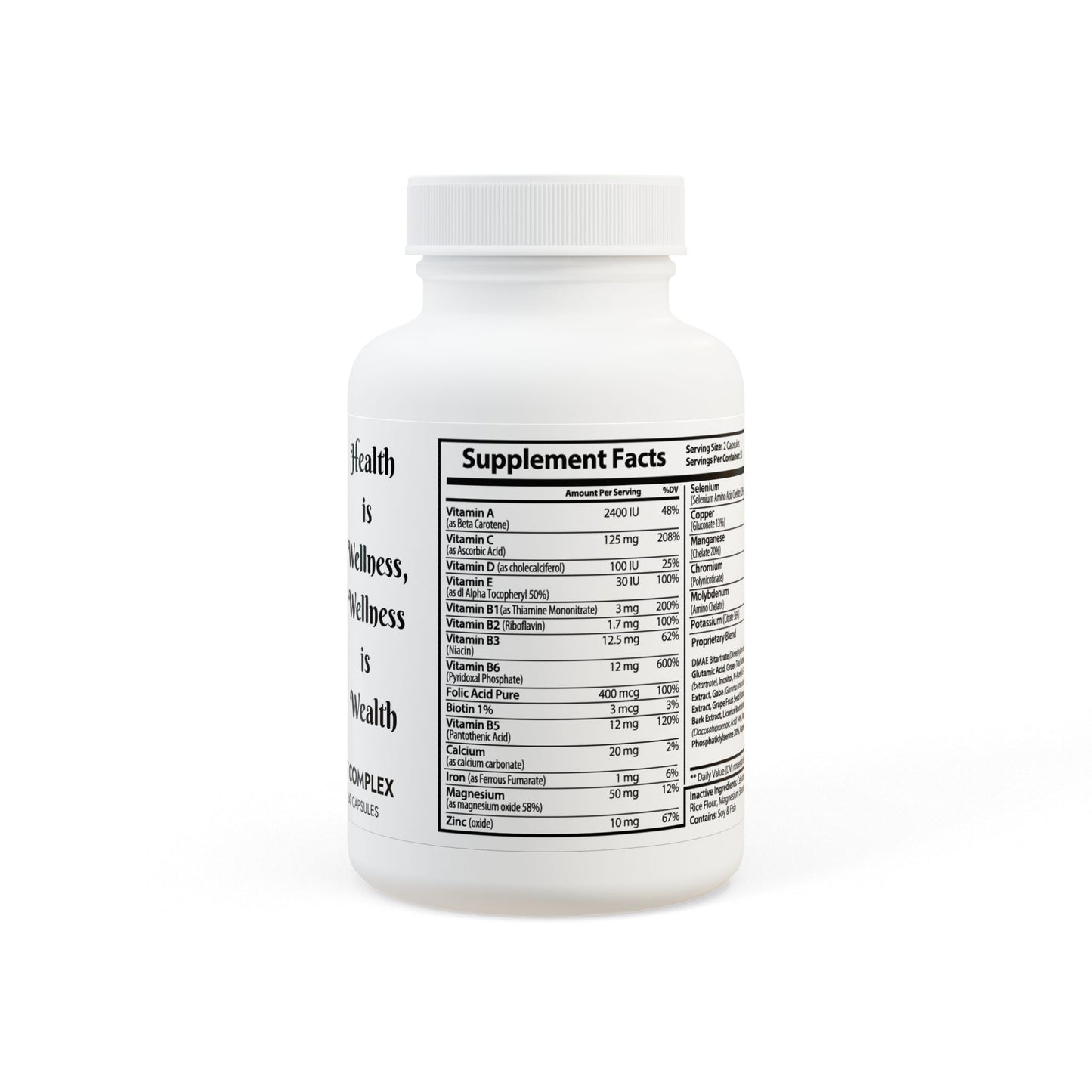 Brain Support Complex Supplement (60 Capsules)