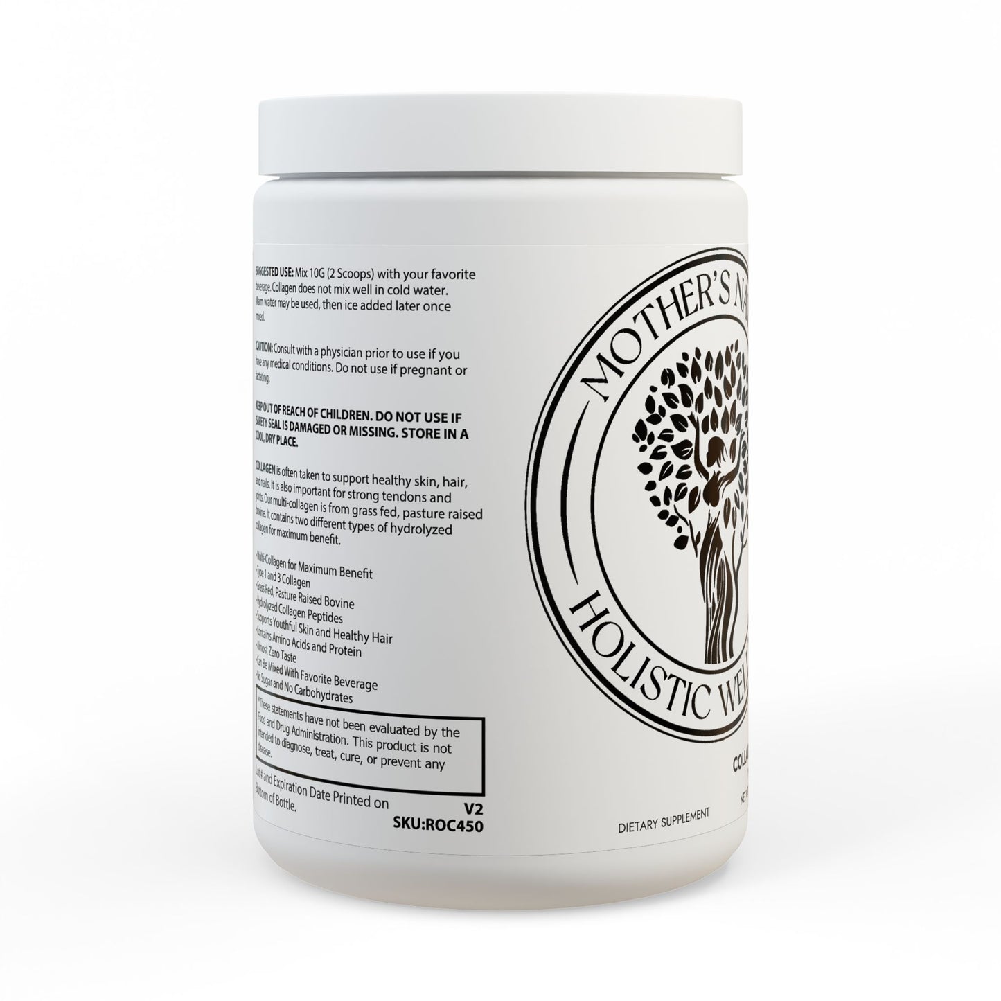 Collagen Peptides Type I & III Supplement (350g, 12.3oz)