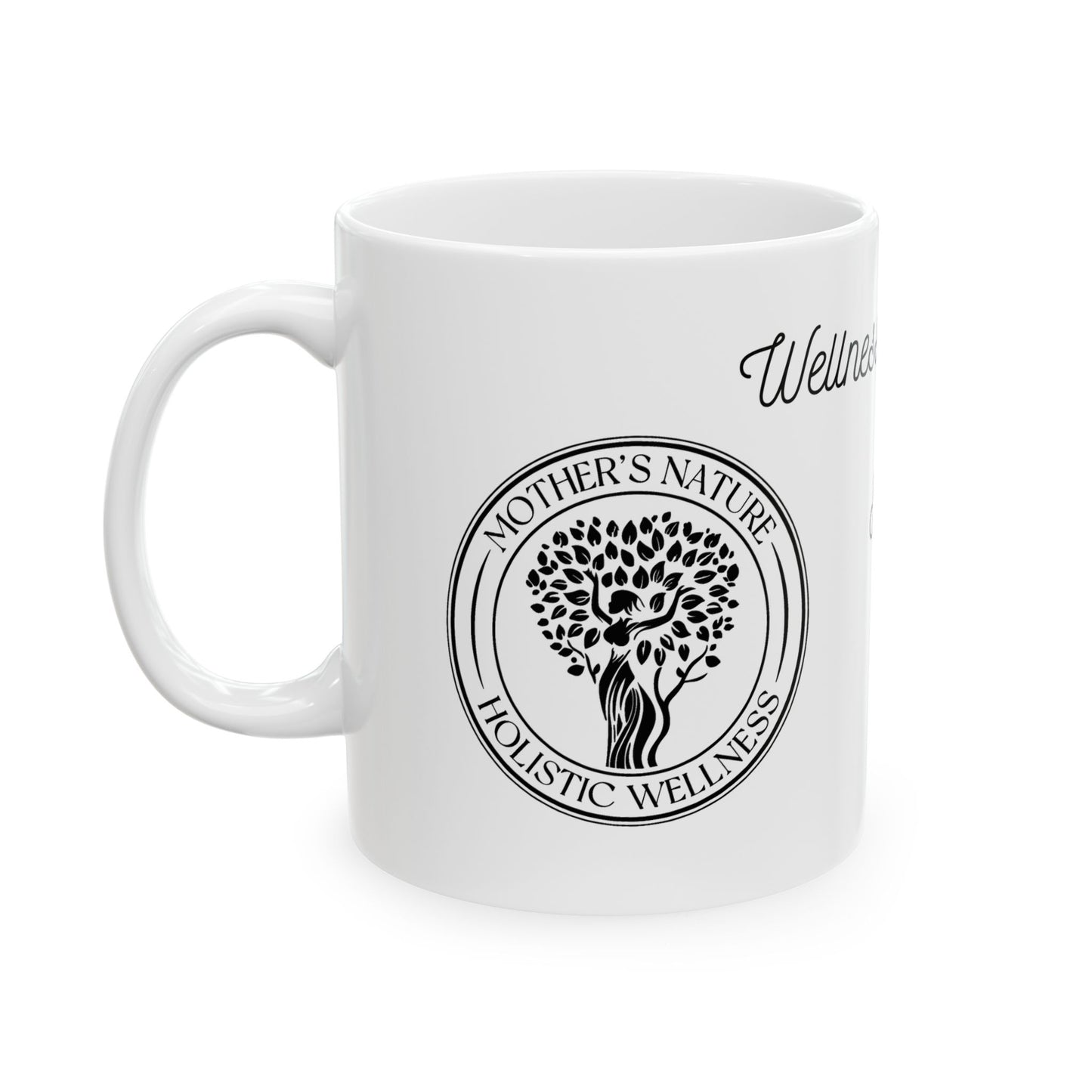 Wellness Is Me! Ceramic Mug - 11oz - Motivational Drinkware for Self-Care Enthusiasts