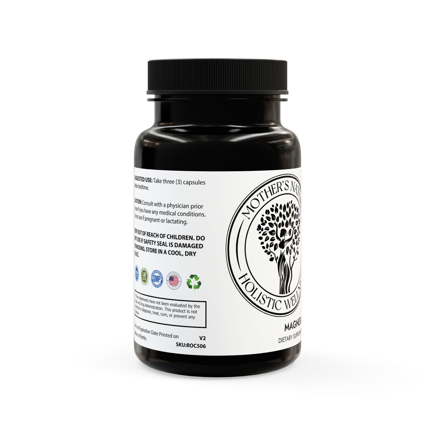 Magnesium Zinc Supplement (90 Capsules)