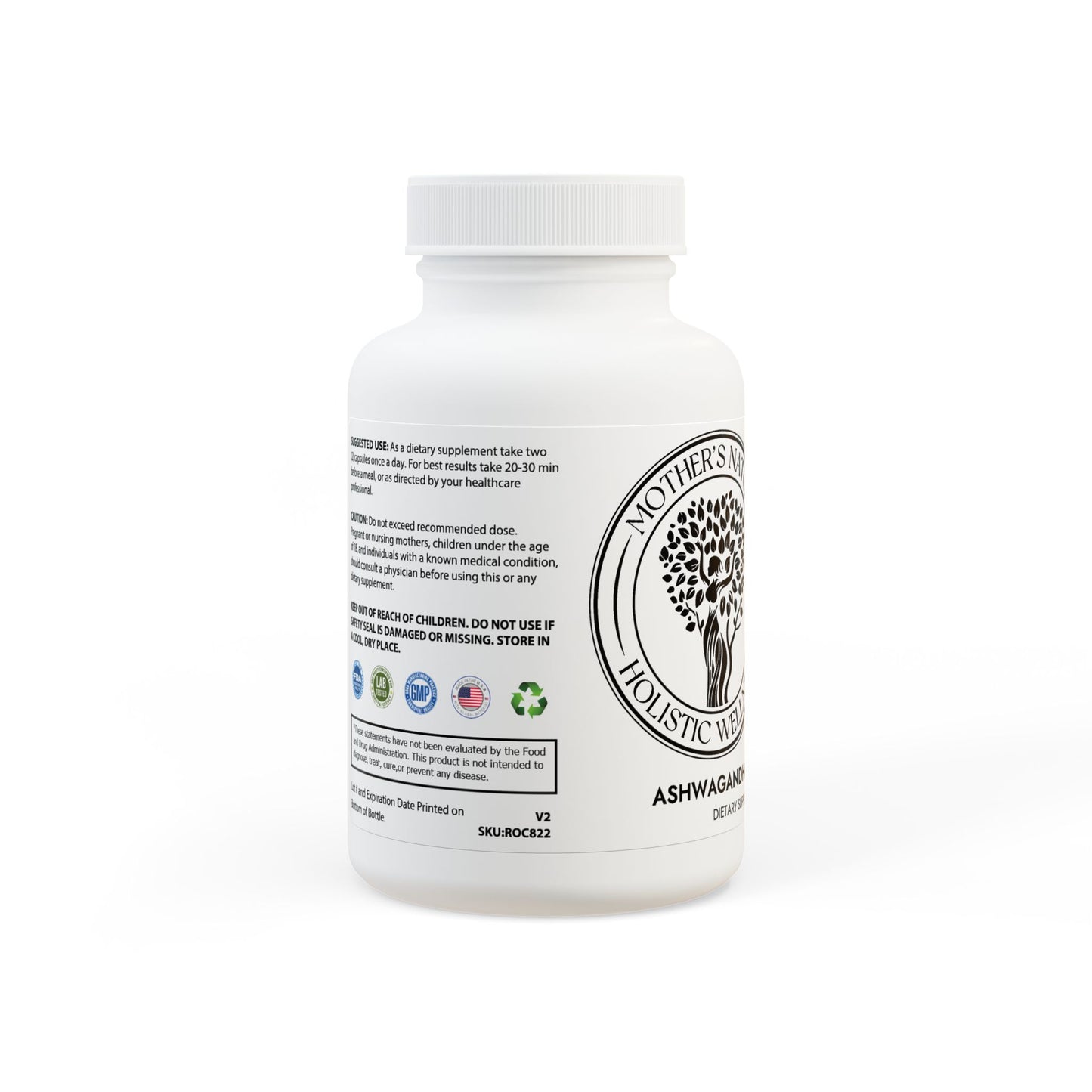 Ashwagandha and Black Pepper Supplement (60 capsules)