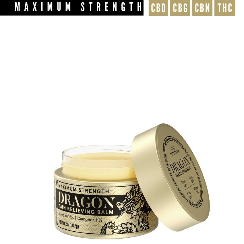 Gold jar dragon balm max strength 2oz