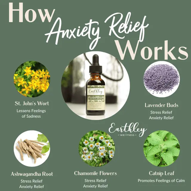 Anxiety Relief Herbal Extract-1oz