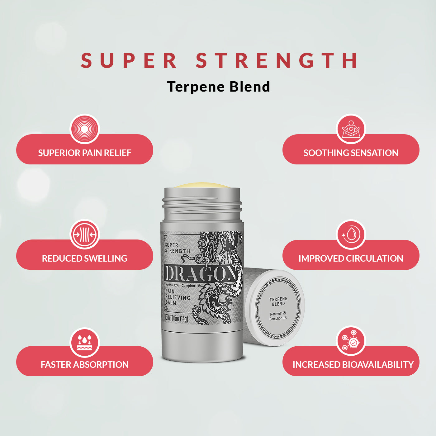 .5oz silver roll on dragon balm super strength