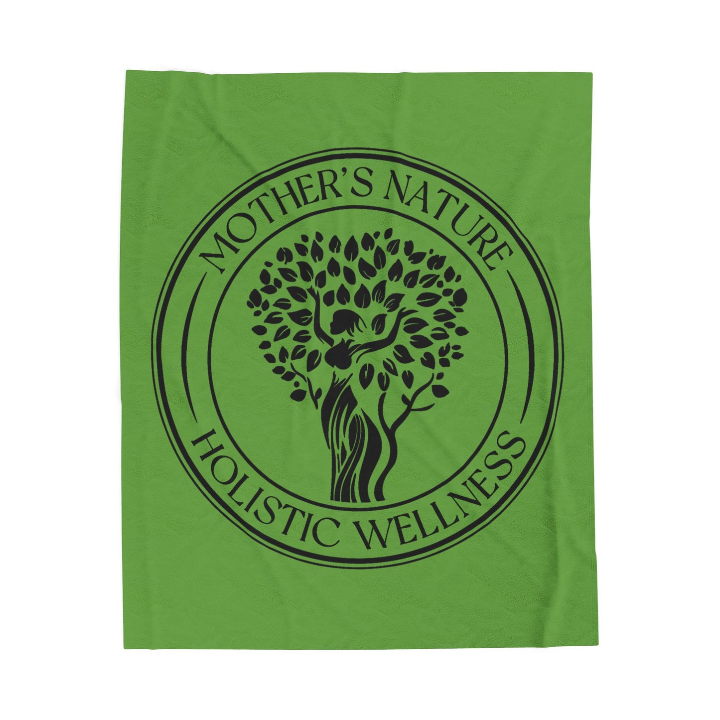 Mother's Nature Holistic Wellness Velveteen Plush Blanket, Cozy Throw Blanket for Mindfulness, Gift for Wellness Enthusiasts, [...]