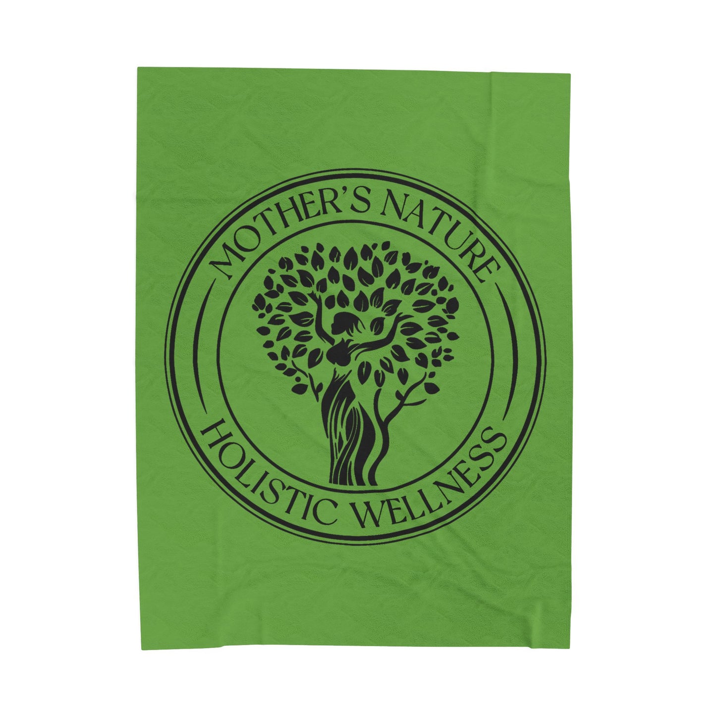 Mother's Nature Holistic Wellness Velveteen Plush Blanket, Cozy Throw Blanket for Mindfulness, Gift for Wellness Enthusiasts, [...]