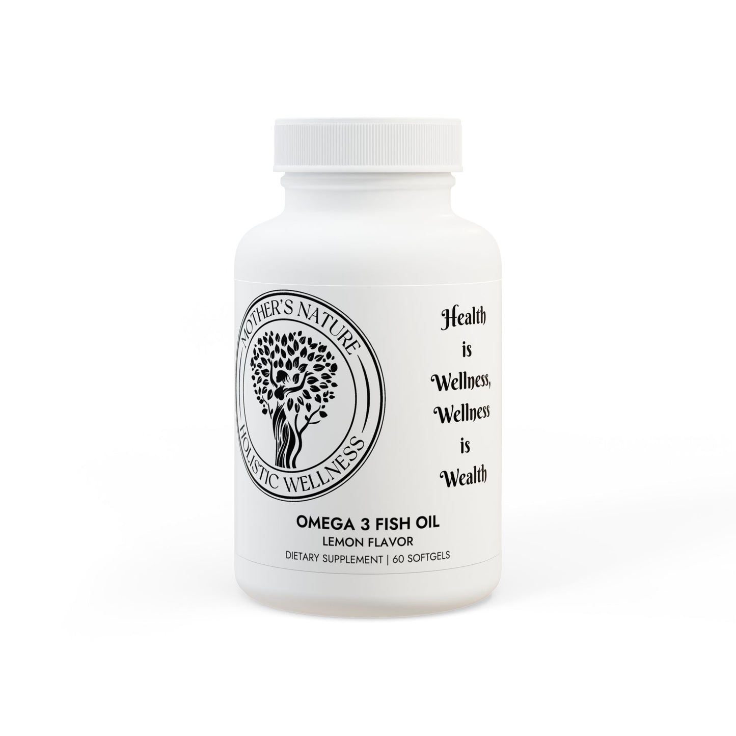 Omega 3 Fish Oil Supplement (60 Softgels)