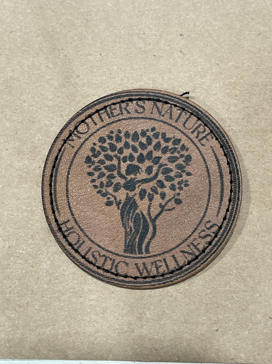 Logo Leather Rounds